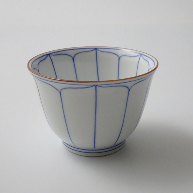 波佐見焼　湯呑　菊割