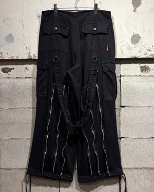 【Caka otto】“TRIPP NYC” Special Gimmick Bontage Wide Cargo Pants