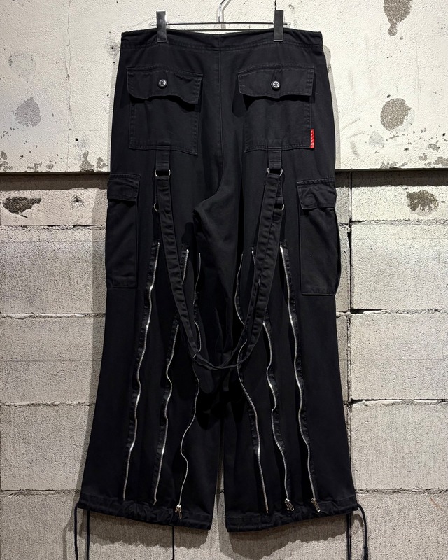 【Caka otto】“TRIPP NYC” Special Gimmick Bontage Wide Cargo Pants