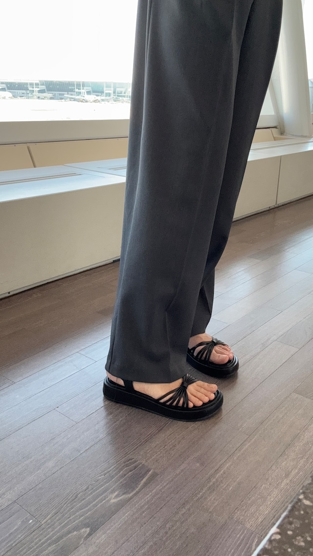 (即納) Fil. / Platform strap sandal