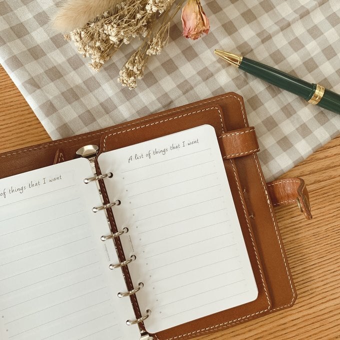 ミニ6穴サイズ/欲しいものリストリフィル