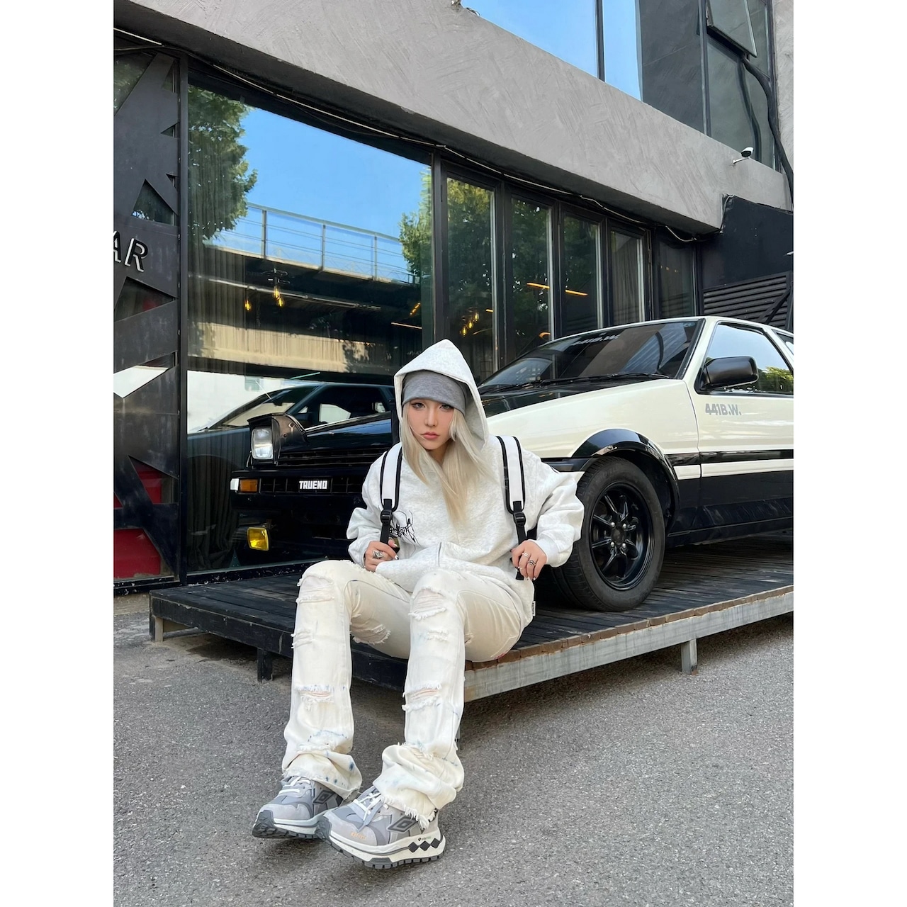 VINTAGE スパイダー8 ジップパーカー T635