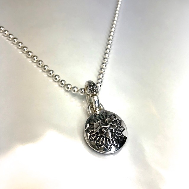 SW:HEART BALL CHAIN NECKLACE / スタンプワークハートボールチェーンネックレス