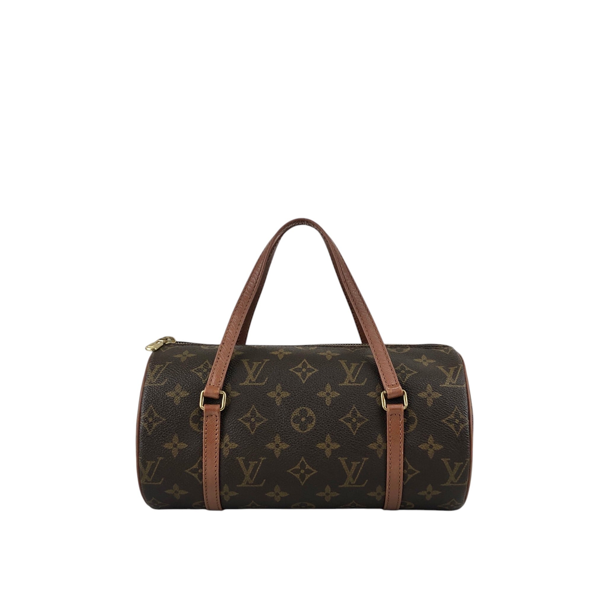 LOUIS VUITTON ルイヴィトン モノグラム ハンドバッグ ブラウン PVC