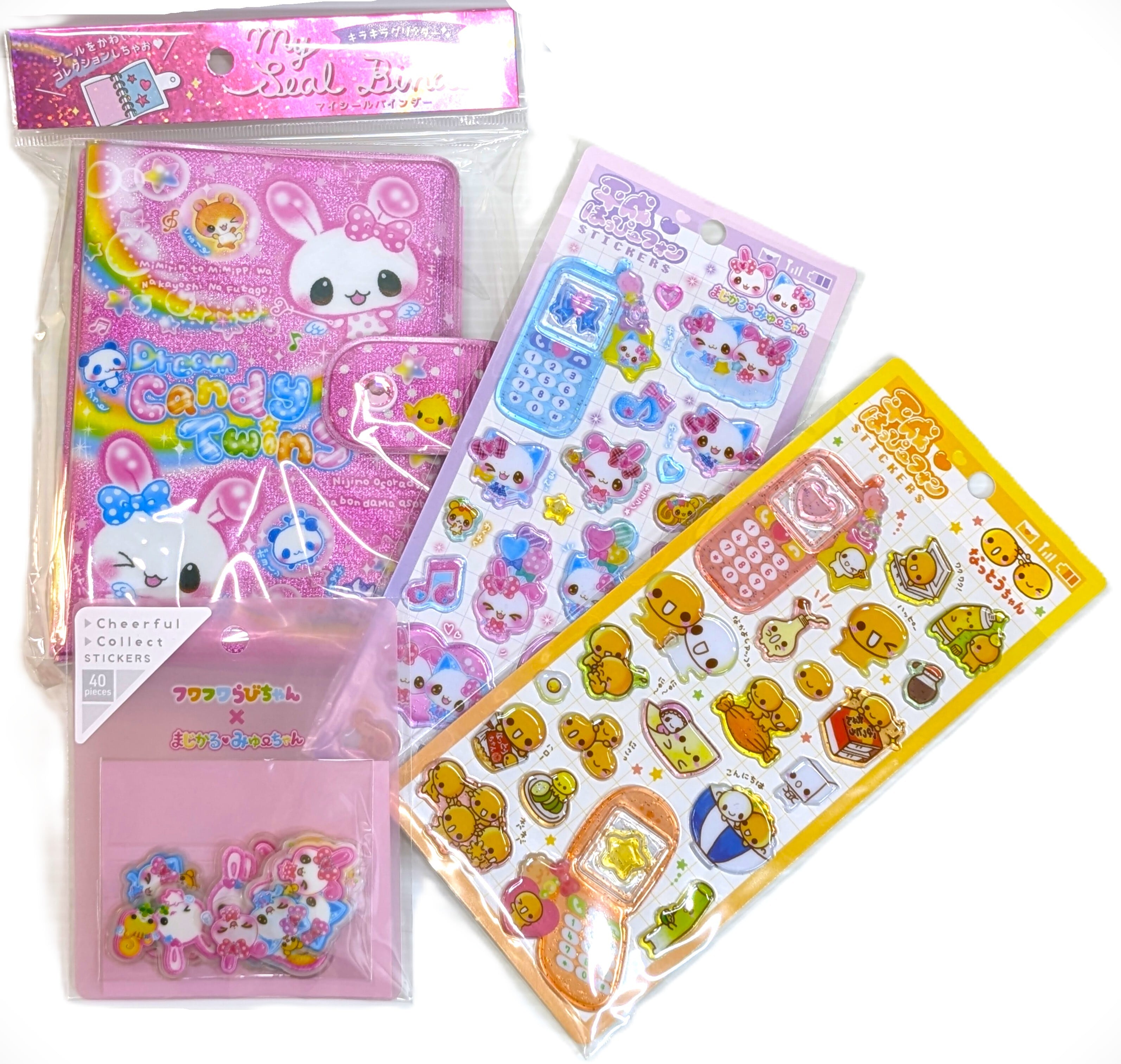 平成レトロ】なっとうちゃん キラキラ☆キャンディツインズ シール帳