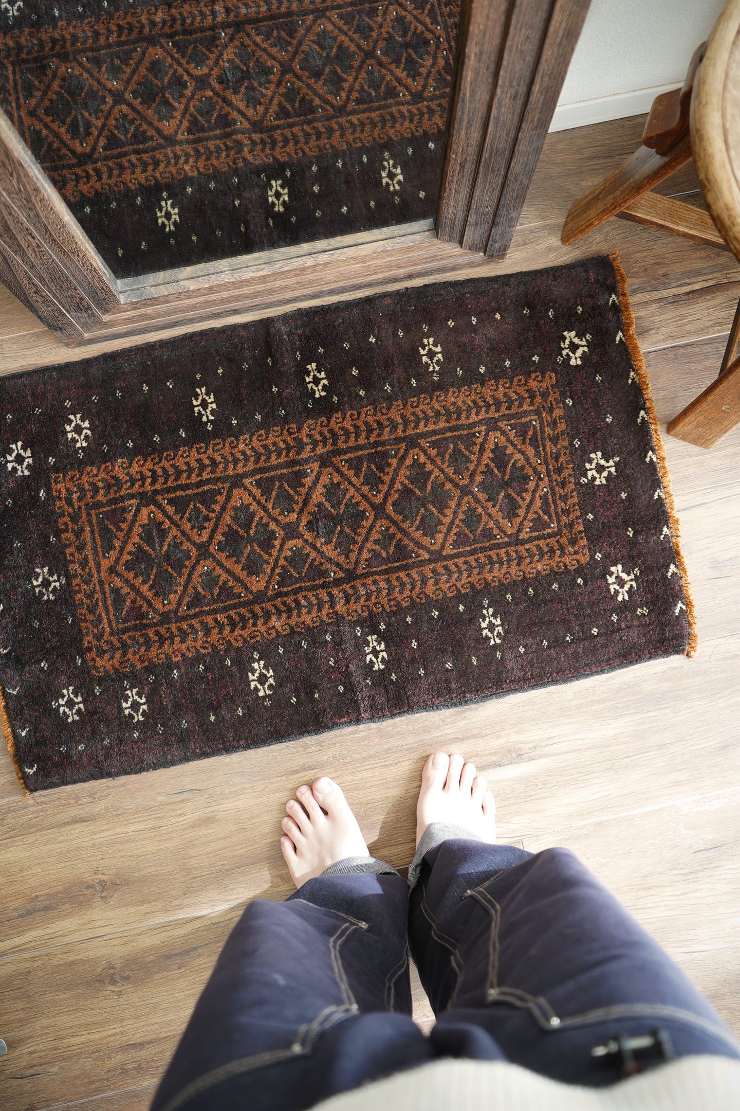 ラグ・カーペット sistan baluch rug 752】Semi Antique Persian Sistan Baluch rug 1940's