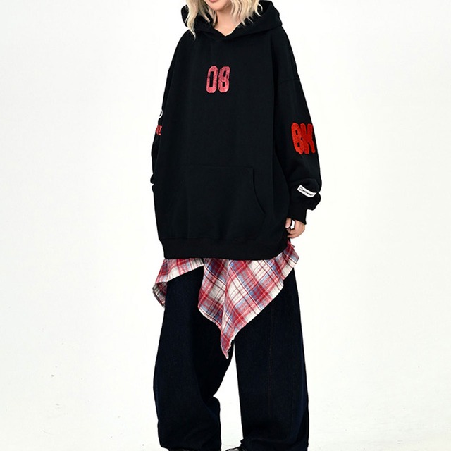 ナンバリングスポーツフーディ 2col   R01187