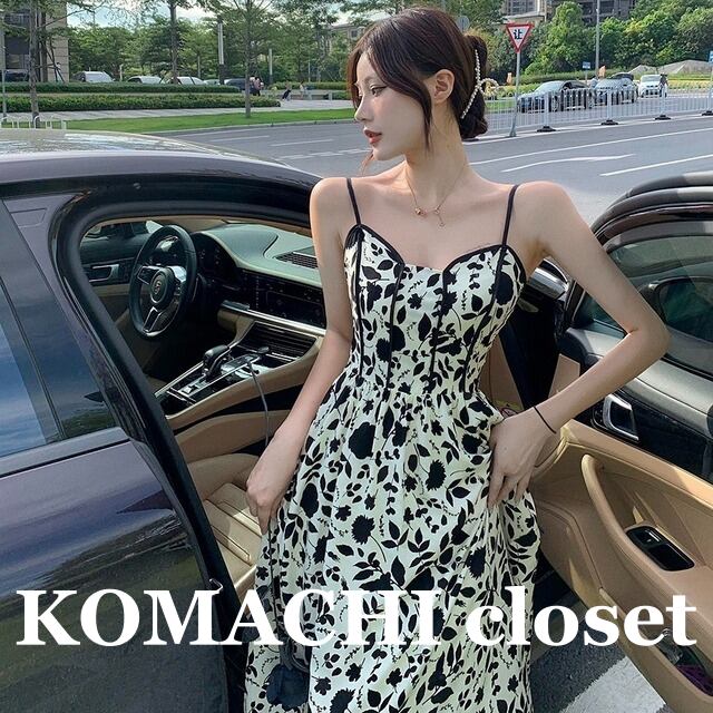 【送料無料】 ワンピース マキシワンピース 花柄 Aライン 背中開き 韓国 レディース オルチャン バラ 薔薇 かわいい 可愛い 谷間が見える ロング キュート 黒 白 ブラック ホワイト キャミソール 大人可愛い ミモレ丈 大人女子 透け感 ルーズ シンプル きれいめ カジュアル 大人 おしゃれ お洒落 セクシー こなれ感 大人女子 フェミニン L XL 2XL 夏 春 10代 20代 30代 リゾート 海 女子会 デート お泊まり 旅行 トレンド 美脚 脚長 肩ひも