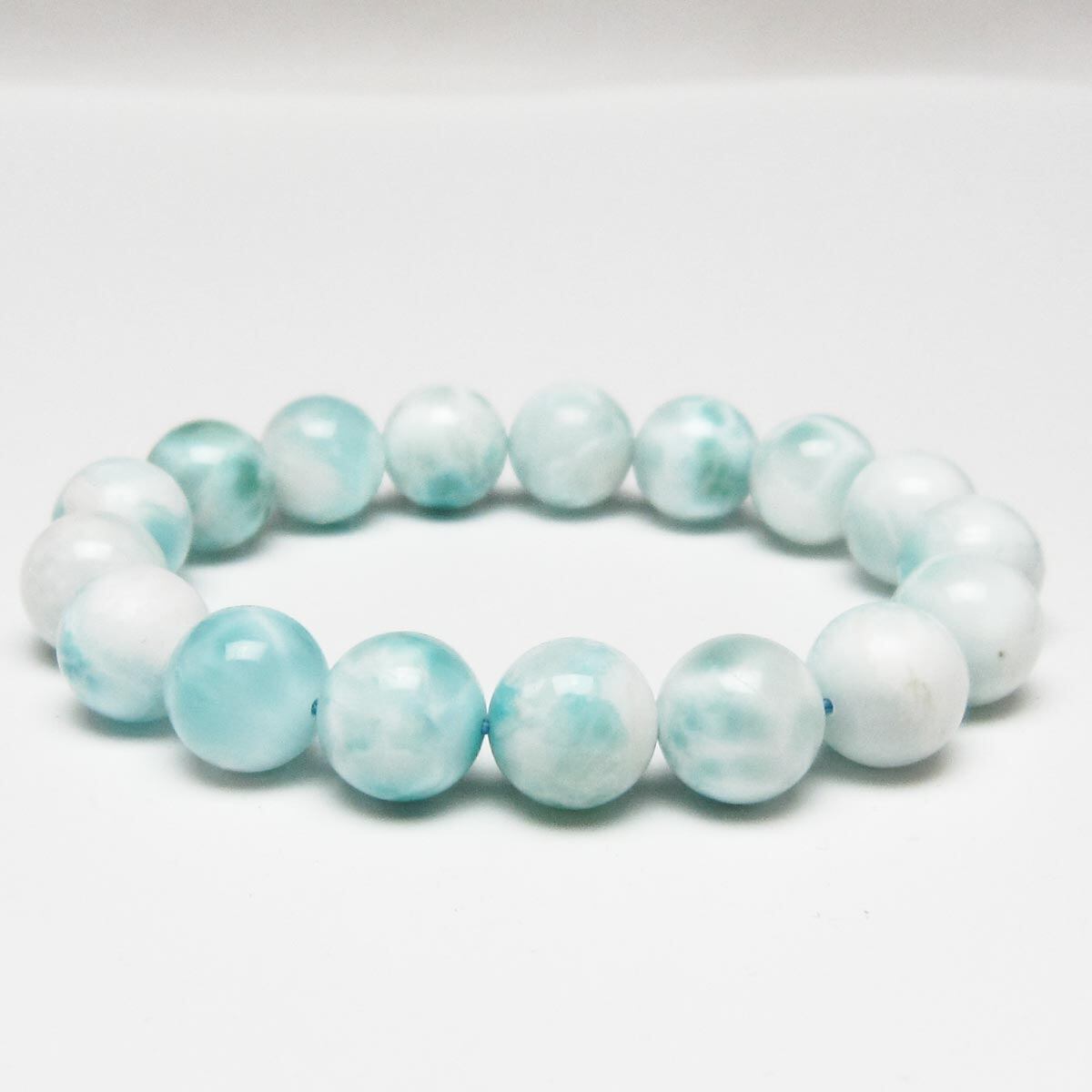 ラリマー ブレスレット 13mm 一点物 111-56487