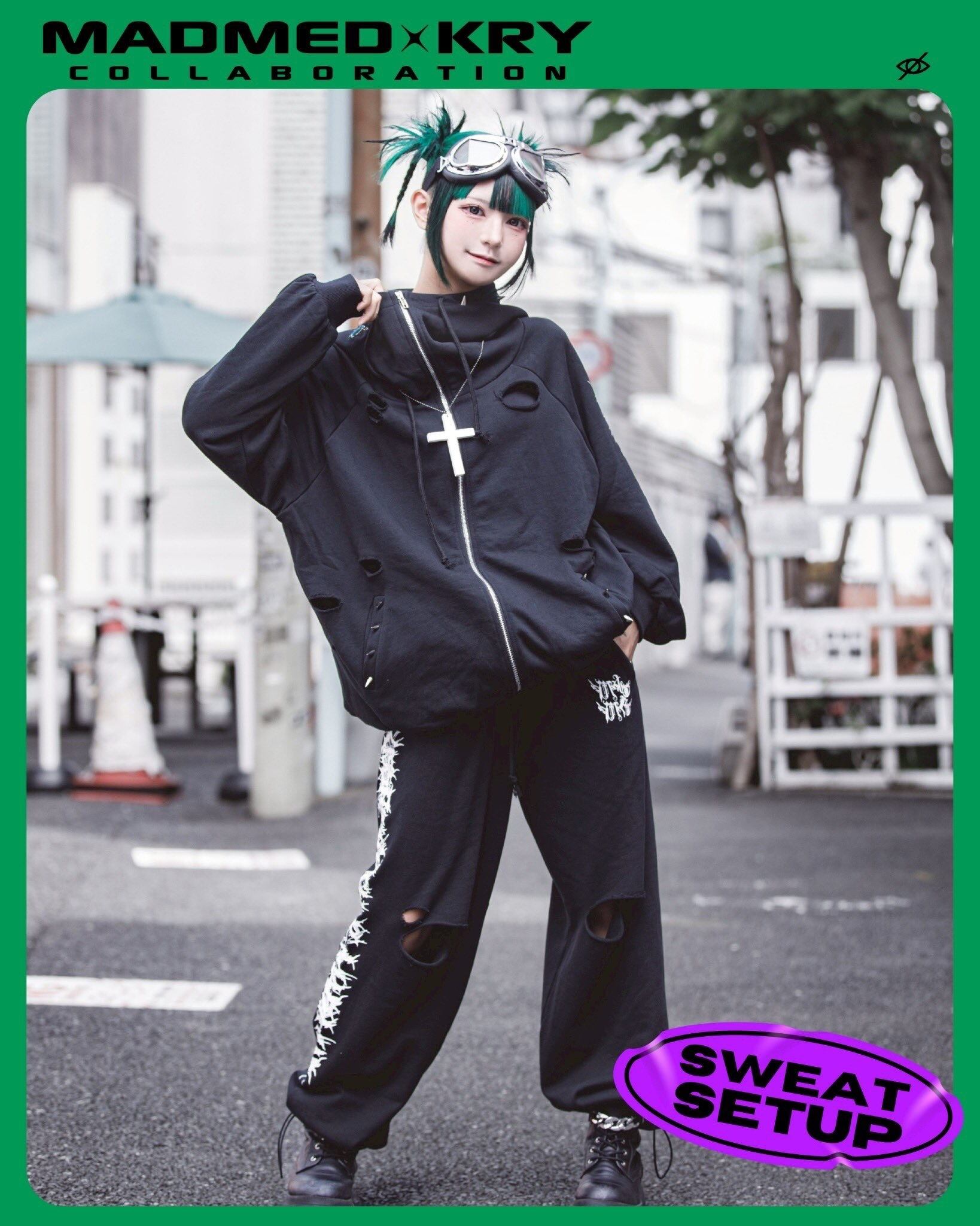 MADMED × KRYコラボSETUP ブラック | MAD'S iNKオフィシャルオンライン