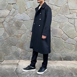 Officer Coat／Black Cashmere