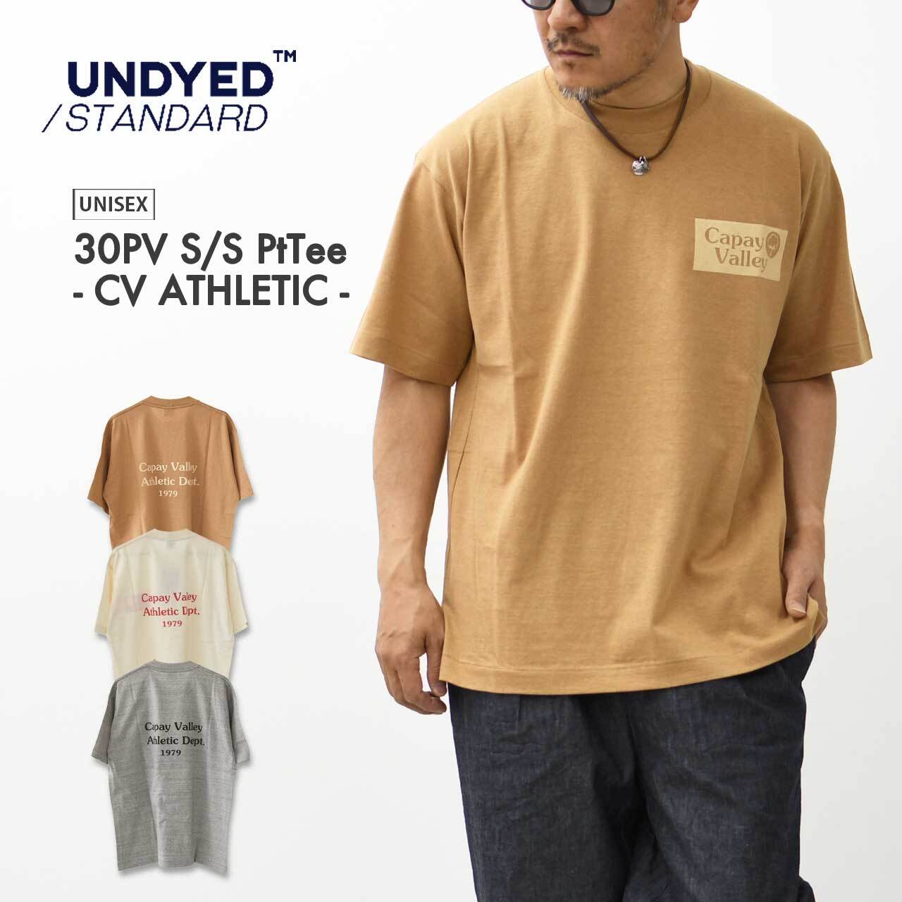 UNDYED [アンダイド] 30PV S/S PtTee(CV ATHLETIC) [UNS25SST001B