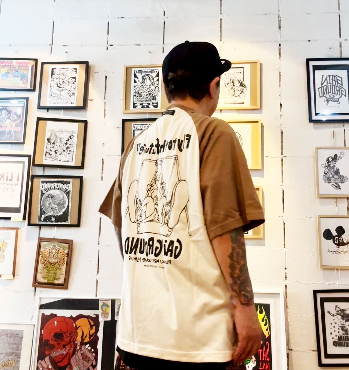 GAIN GROUND Fly to the future!! ラグランTシャツ | GAIN GROUND