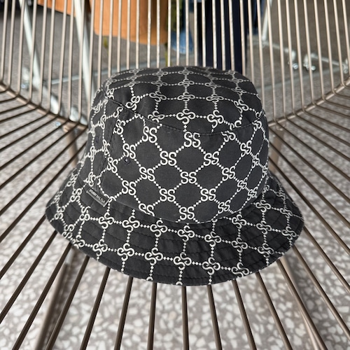STUSSY / 90’s “monogram” bucket hat size L-XL