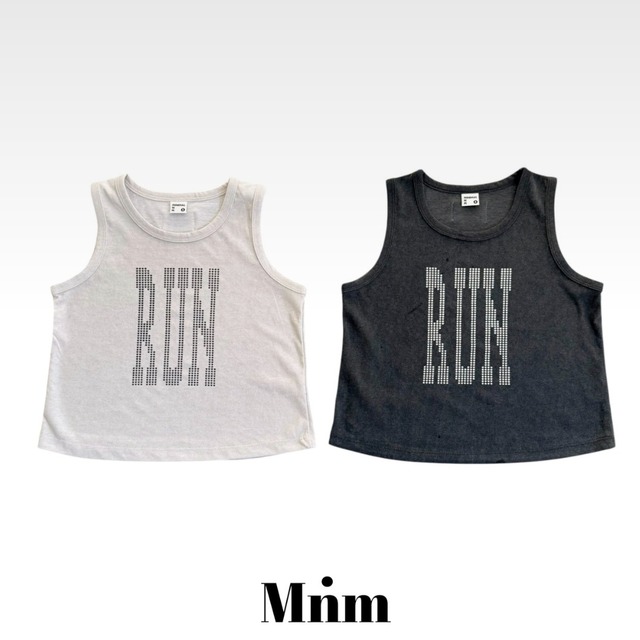 《送料無料》RUNタンクトップ：Jr【MINIMAL】※お取り寄せ