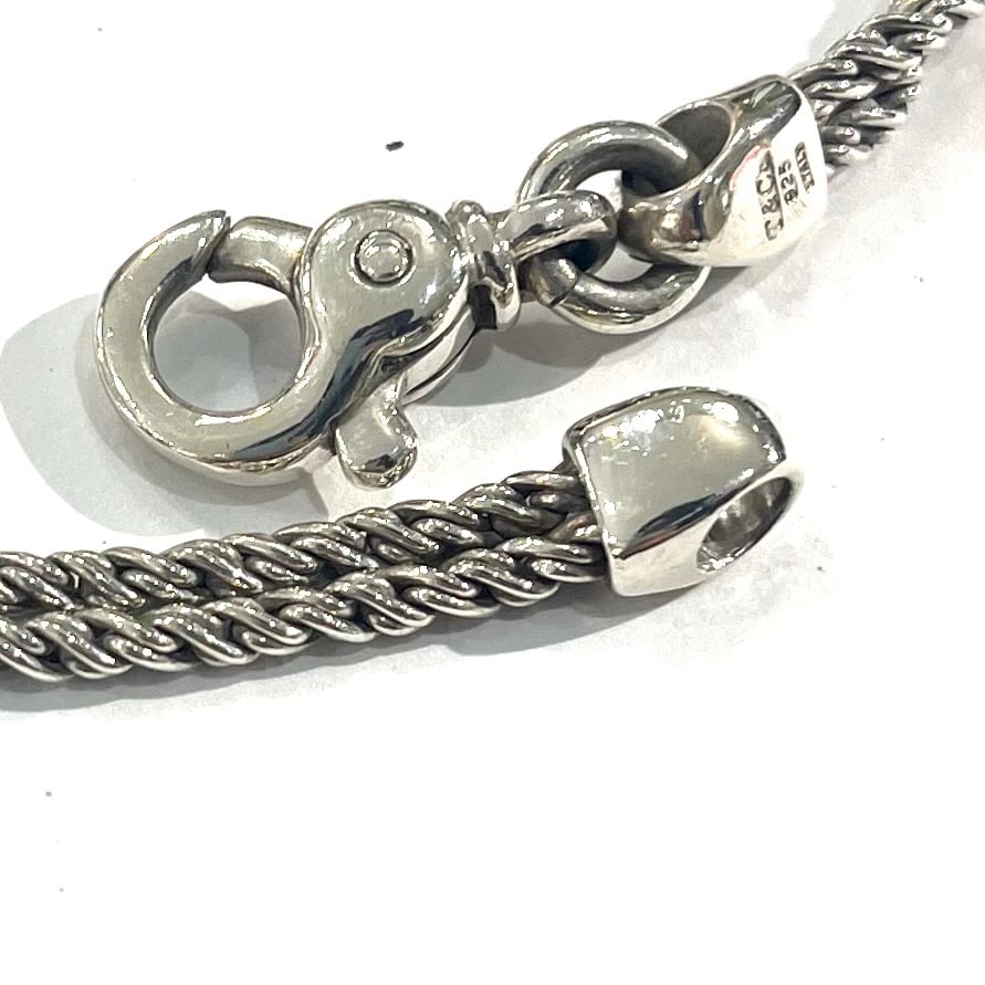 の*み様 silver925 Tiffany90sブレスレット 希少【TIFFANY&CO.】 2535ティファニー アンドコーダブルロープ