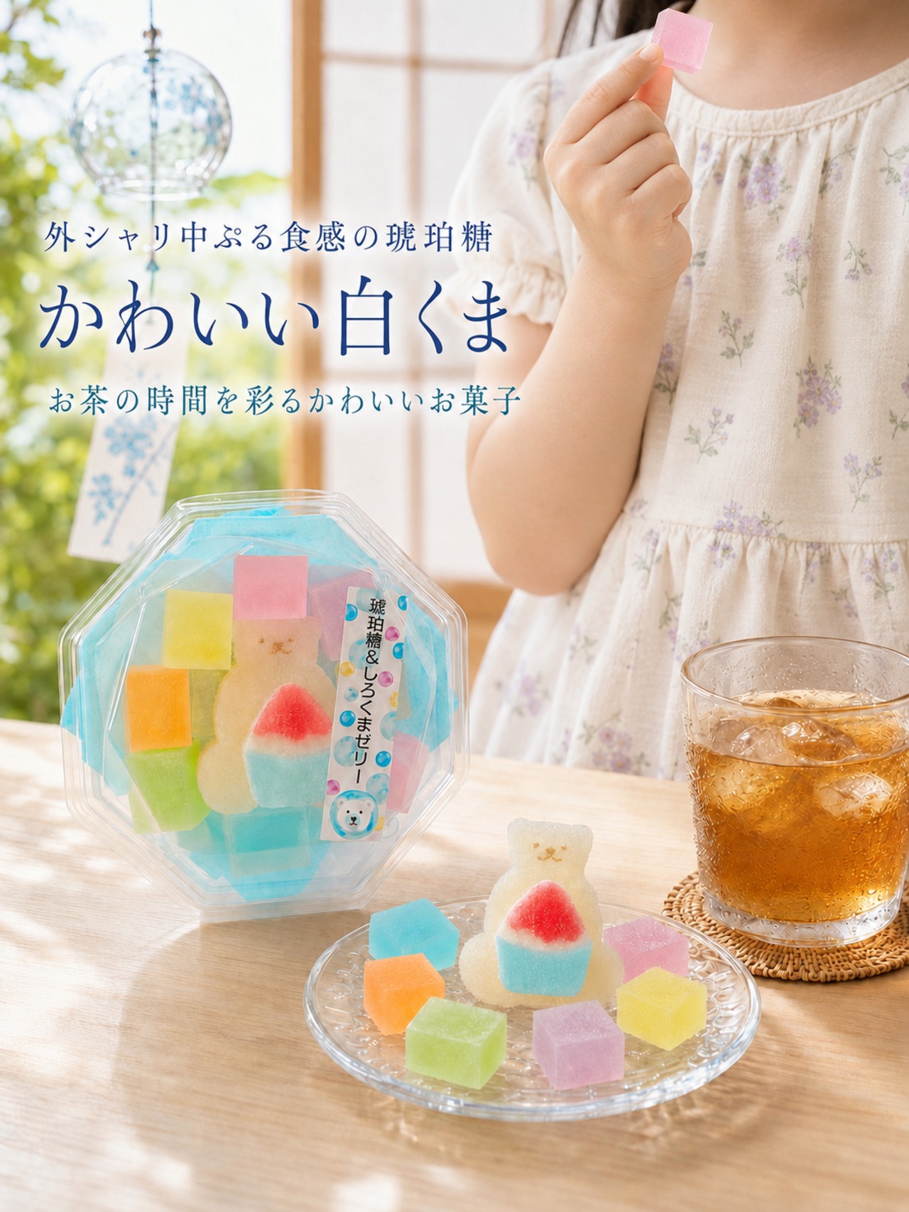 こはくと白くま