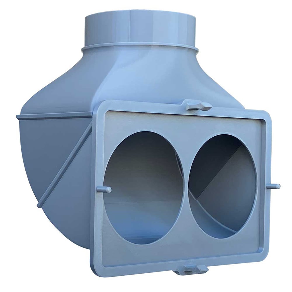 かくり換気扇・塗装ブース【タミヤ塗装ブース】通気フタセット／関東