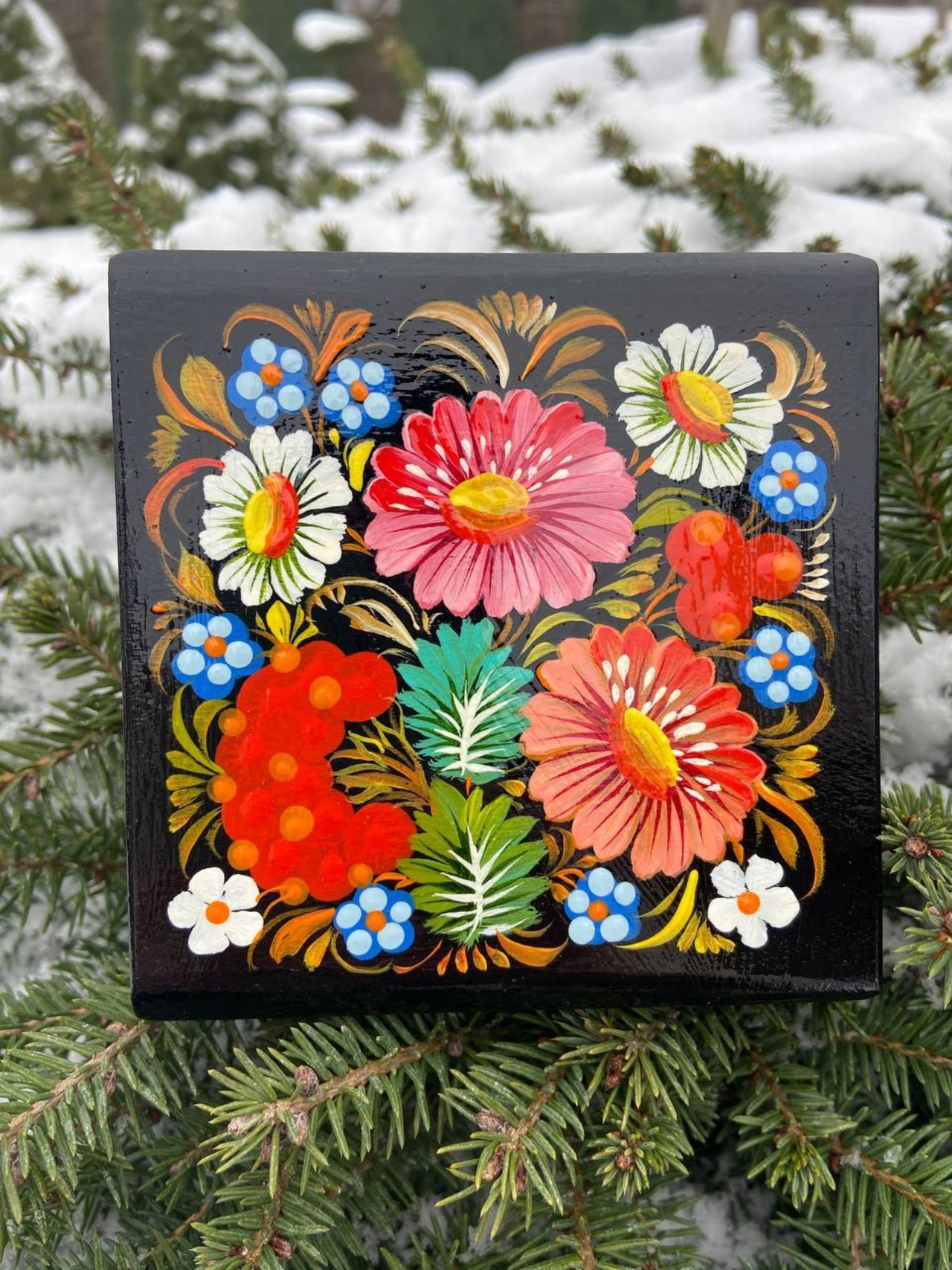 ペトリキウカのジュエリーボックス（巨匠ホロベッツ作） - 3