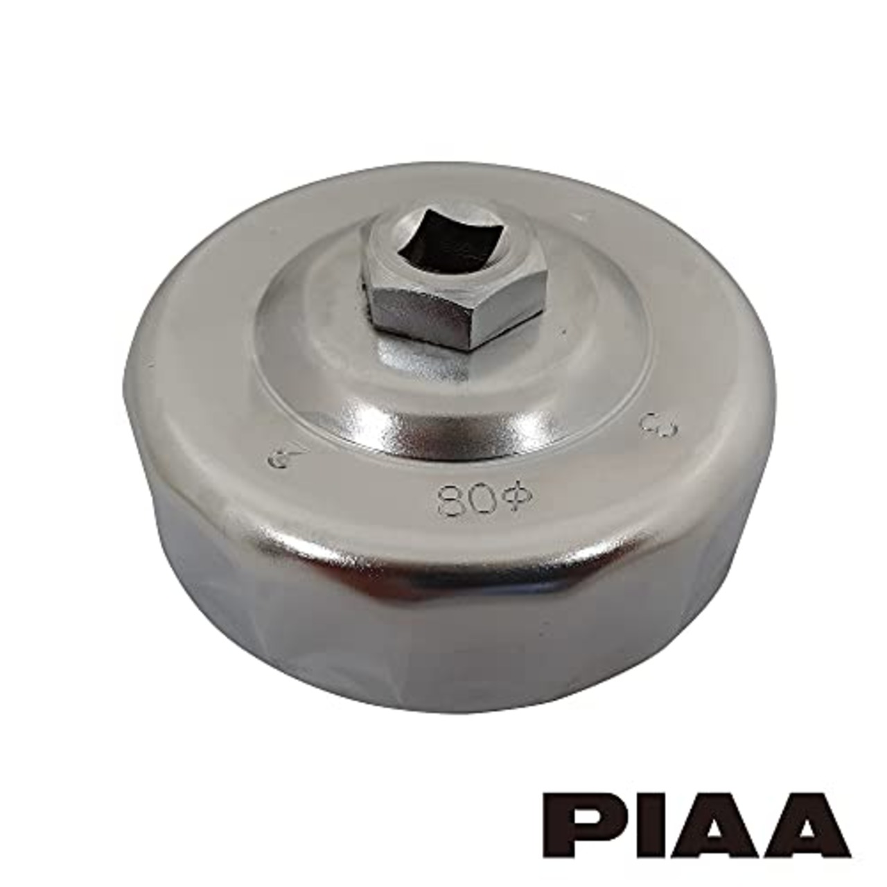 PIAA(ピア) オイルフィルター用 カップ型レンチ 1個入 (適用フィルター品番:PT2/PN3/PH6/PM6/PF4…) トルクメーター付き W80