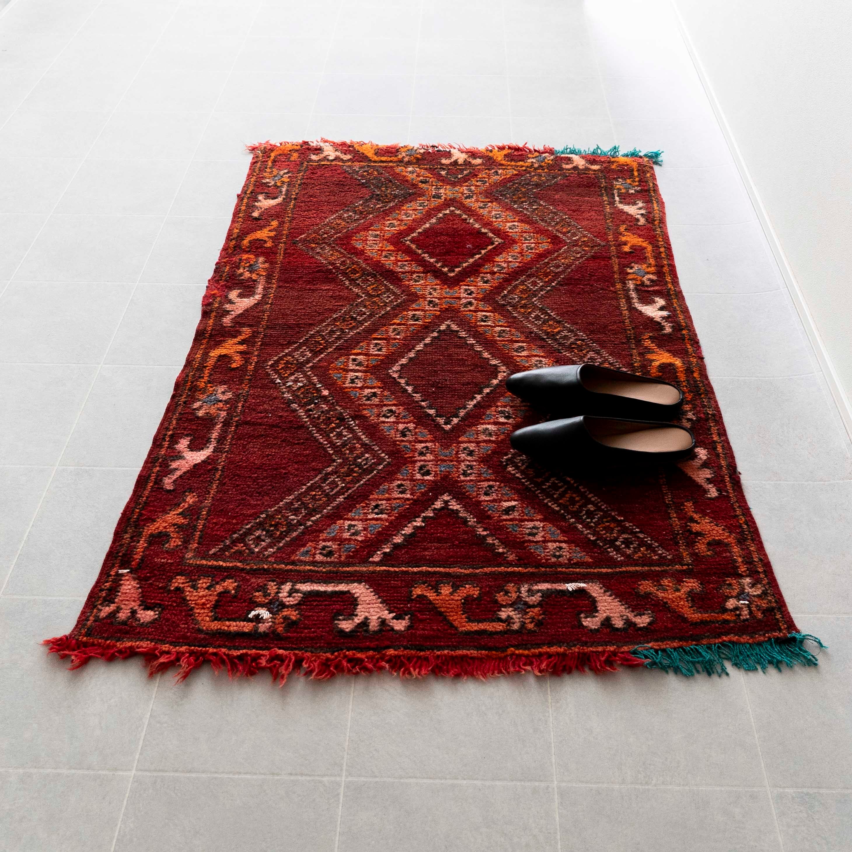 Vintage】モロッコ・ヴィンテージラグ S-1 