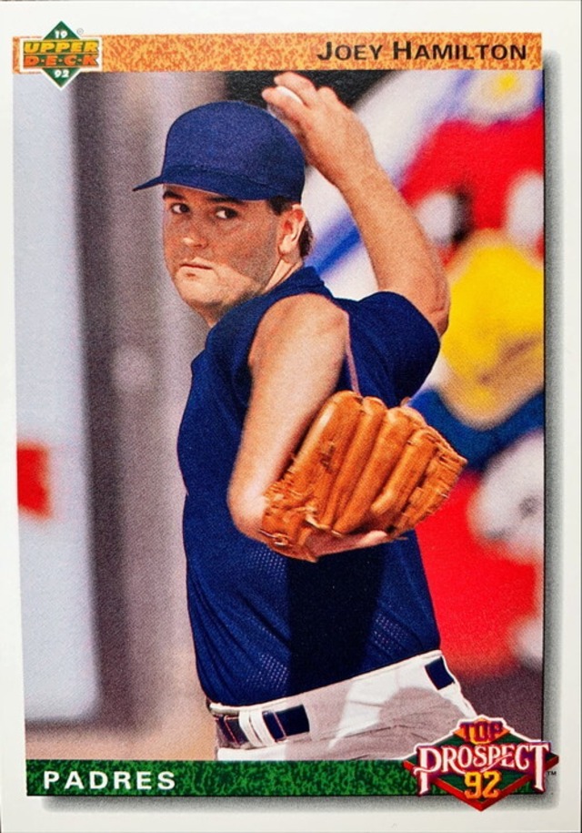 MLBカード 92UPPERDECK Joey Hamilton #067 PADRES
