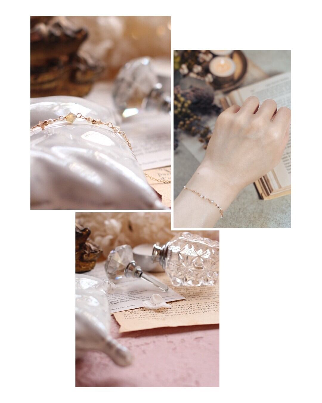 宝石質 天然ブルージルコン ブレスレット 14kgf A 希少宝石/最強品質