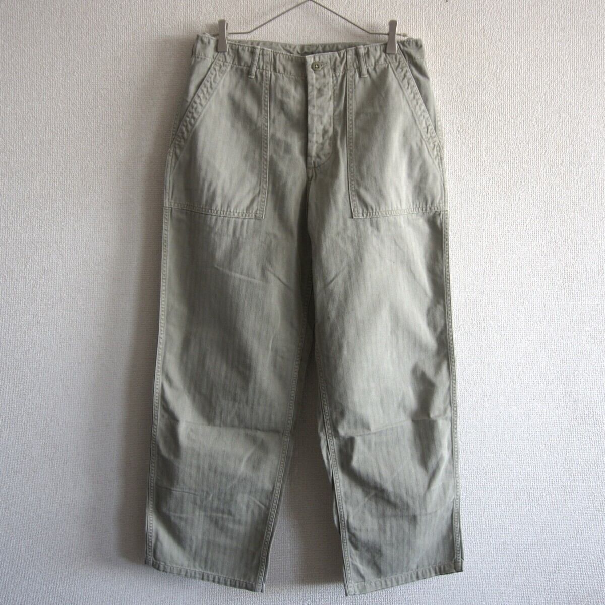 美品】 WAREHOUSE【Lot 1086 ヘリンボーン ベイカーパンツ HBT