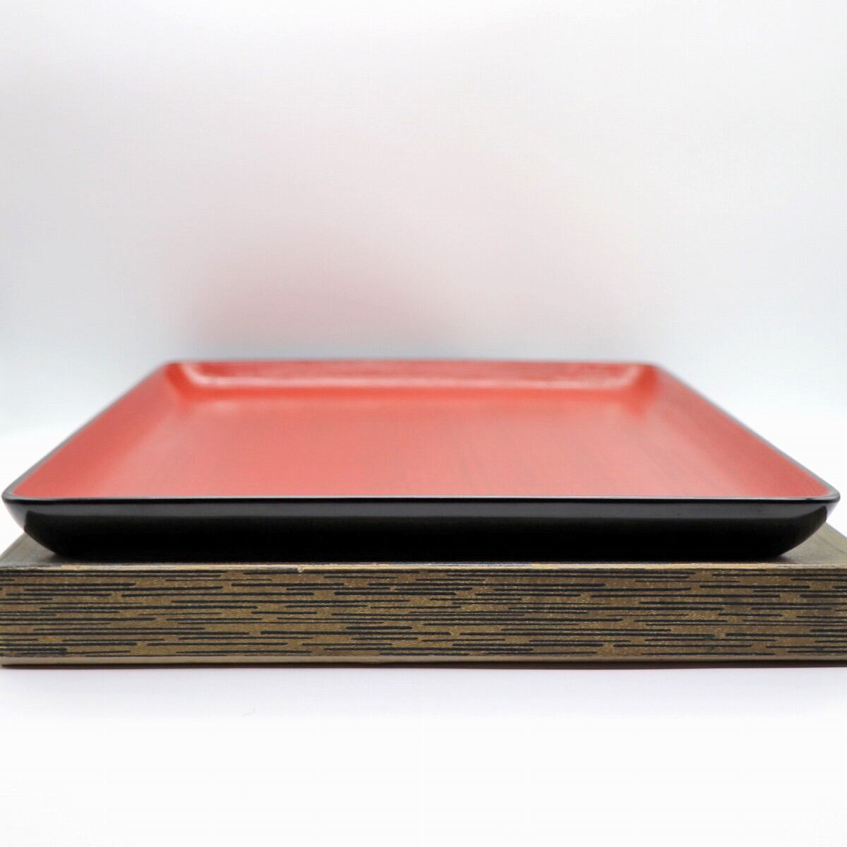 輪島塗・漆器お盆・角盆・トレー・No.221025-12・梱包サイズ140