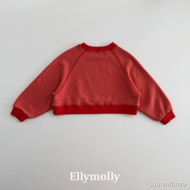 取寄:ELLYMOLLY リズムステッチスウェット/Jr※送料無料