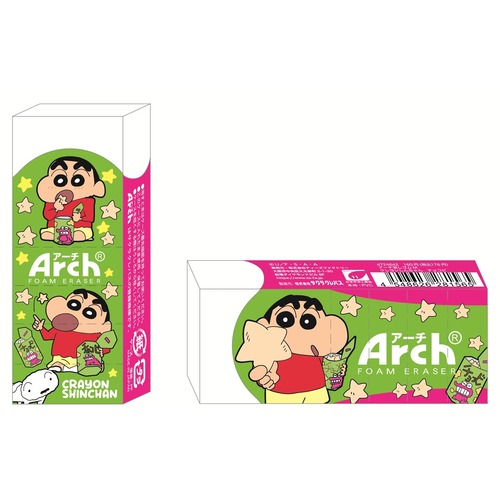 【ロット販売】【10入】クレヨンしんちゃんアーチ消しゴムM チョコビ(4724642)
