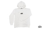 3D logo hoodie white