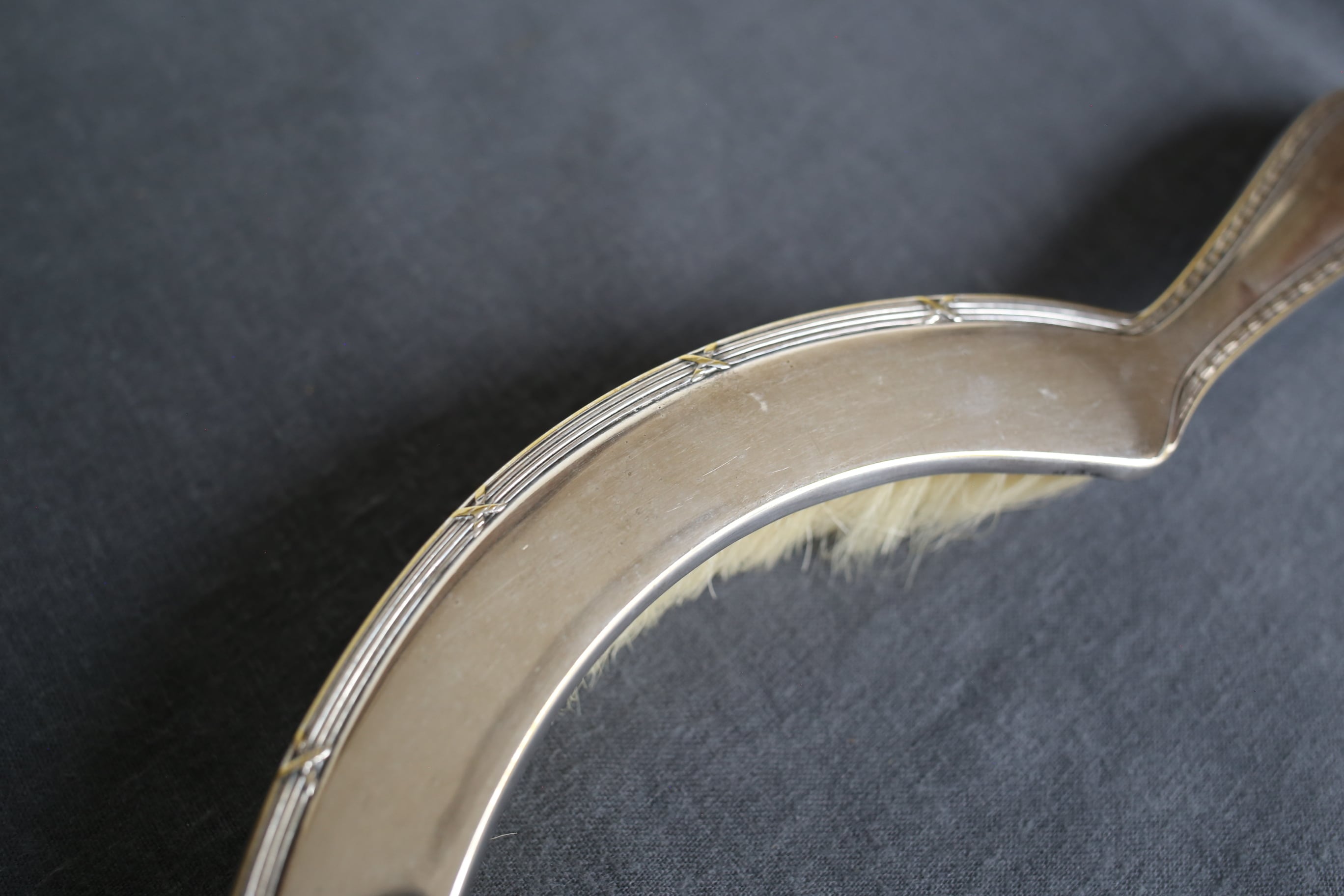 フランス アンティーク ヴィンテージ シルバープレート ダストパン