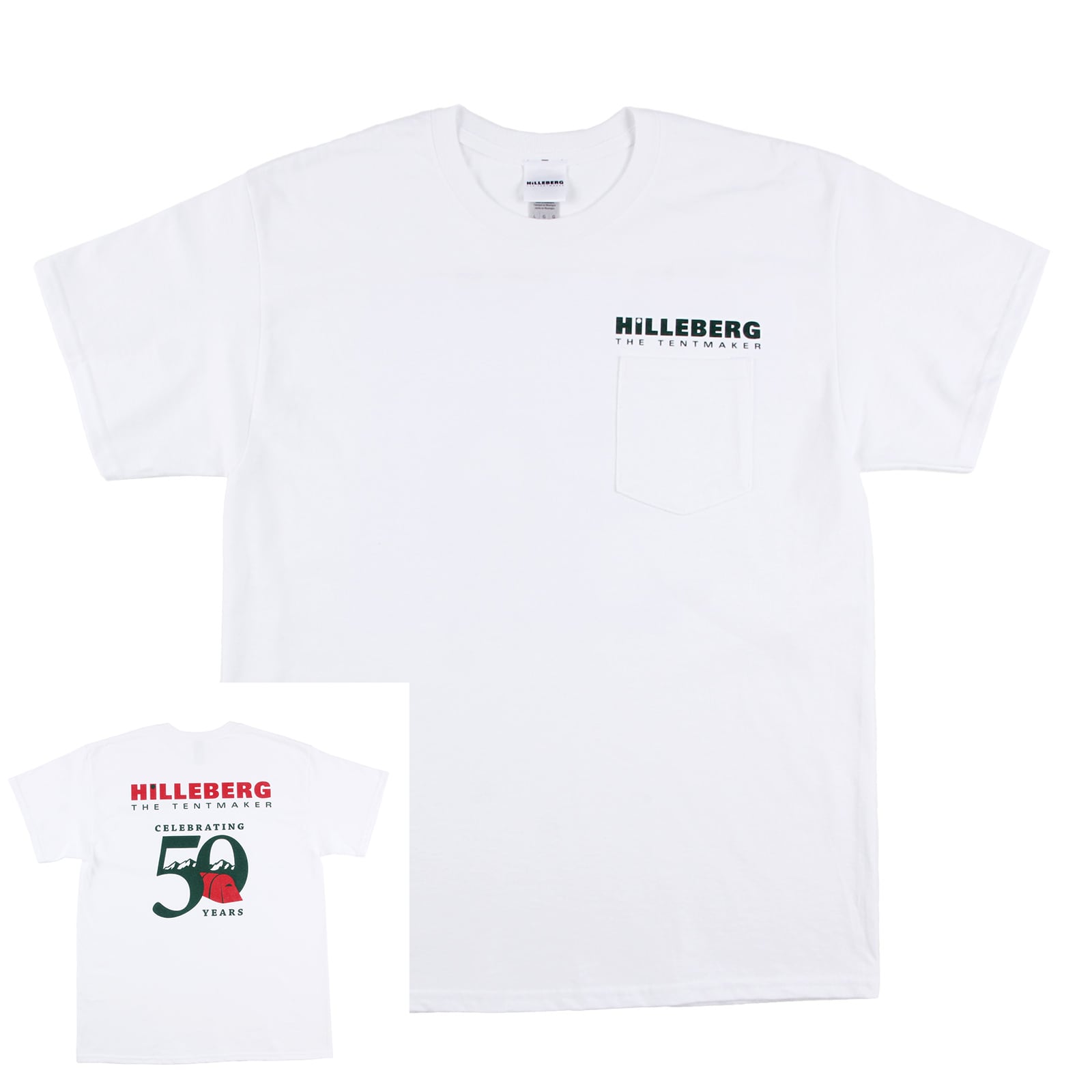 HILLEBERG 50TH ポケットTシャツ ホワイト L | Abenteuer