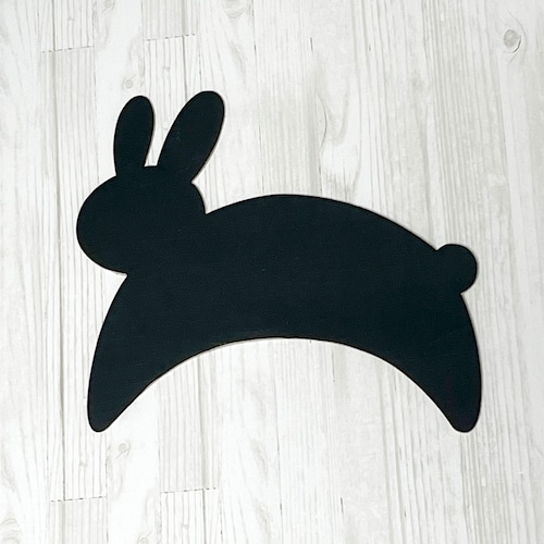 ブラックボード うさぎ型(5枚セット)