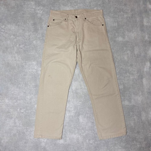 80s Levi’s 505-1022 コットンツイルパンツ カツラギ ベージュ