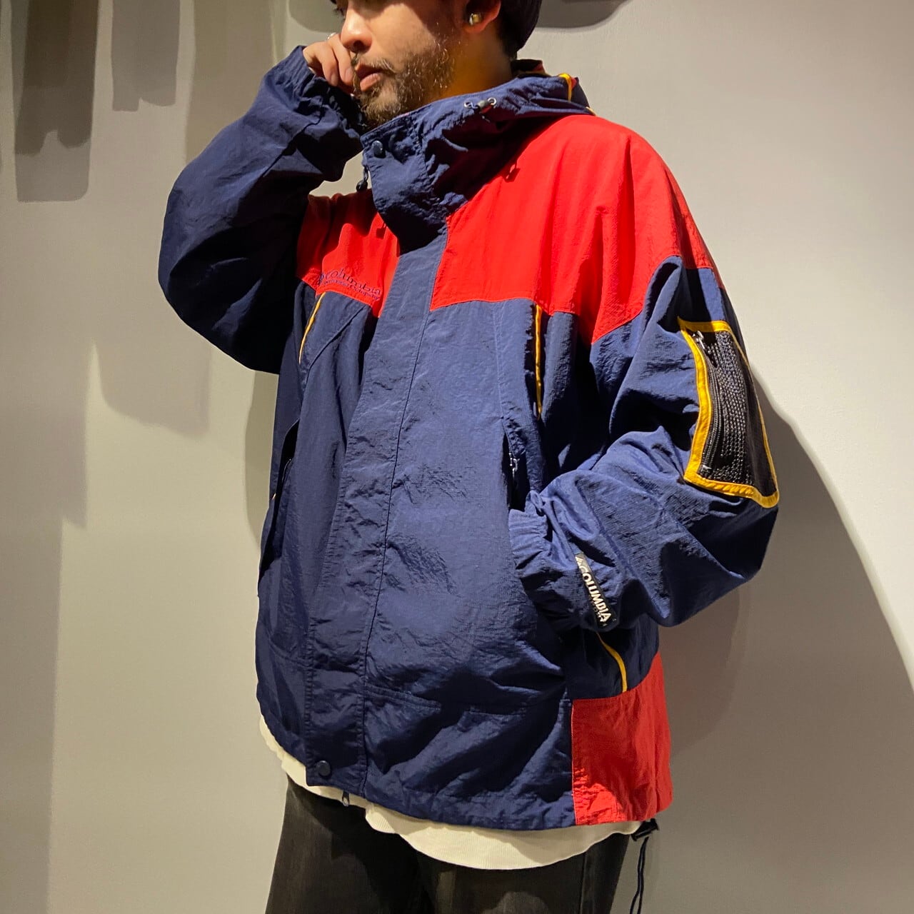 90年代 Columbia sport コロンビア メッシュポケット レーシング 