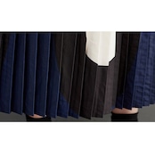 グラフィック柄プリーツ アート ワンピース 00331