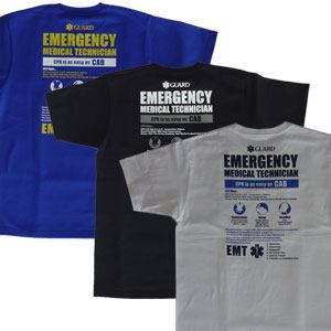 GUARD ガード EMTスターオブライフ Tシャツ 救急救命士 s-206 メンズ