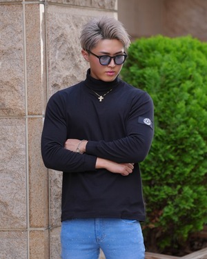 PREMIUM STRETCH TURTLE NECK【BEL-M-025】