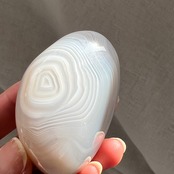 ボツワナアゲート*パーム*天然石インテリア*天然石置物*握り石*2303326