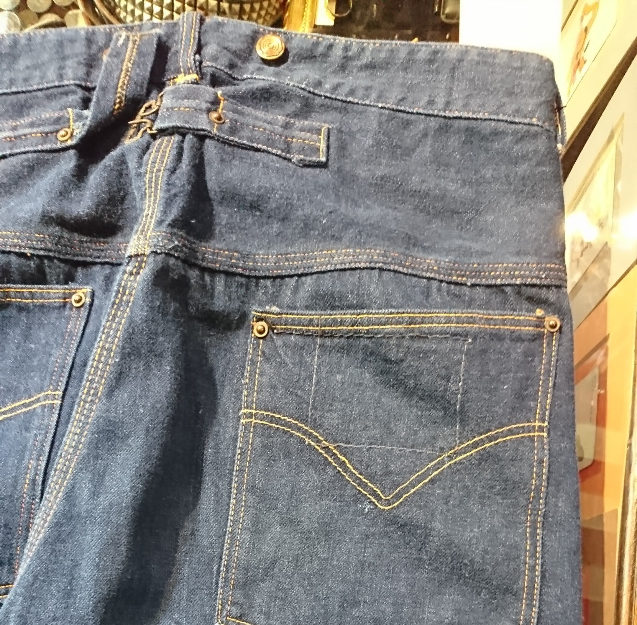 安価 ワタナベ 30s〜 Vintage Denim Pants デニムパンツ30年代 デニム
