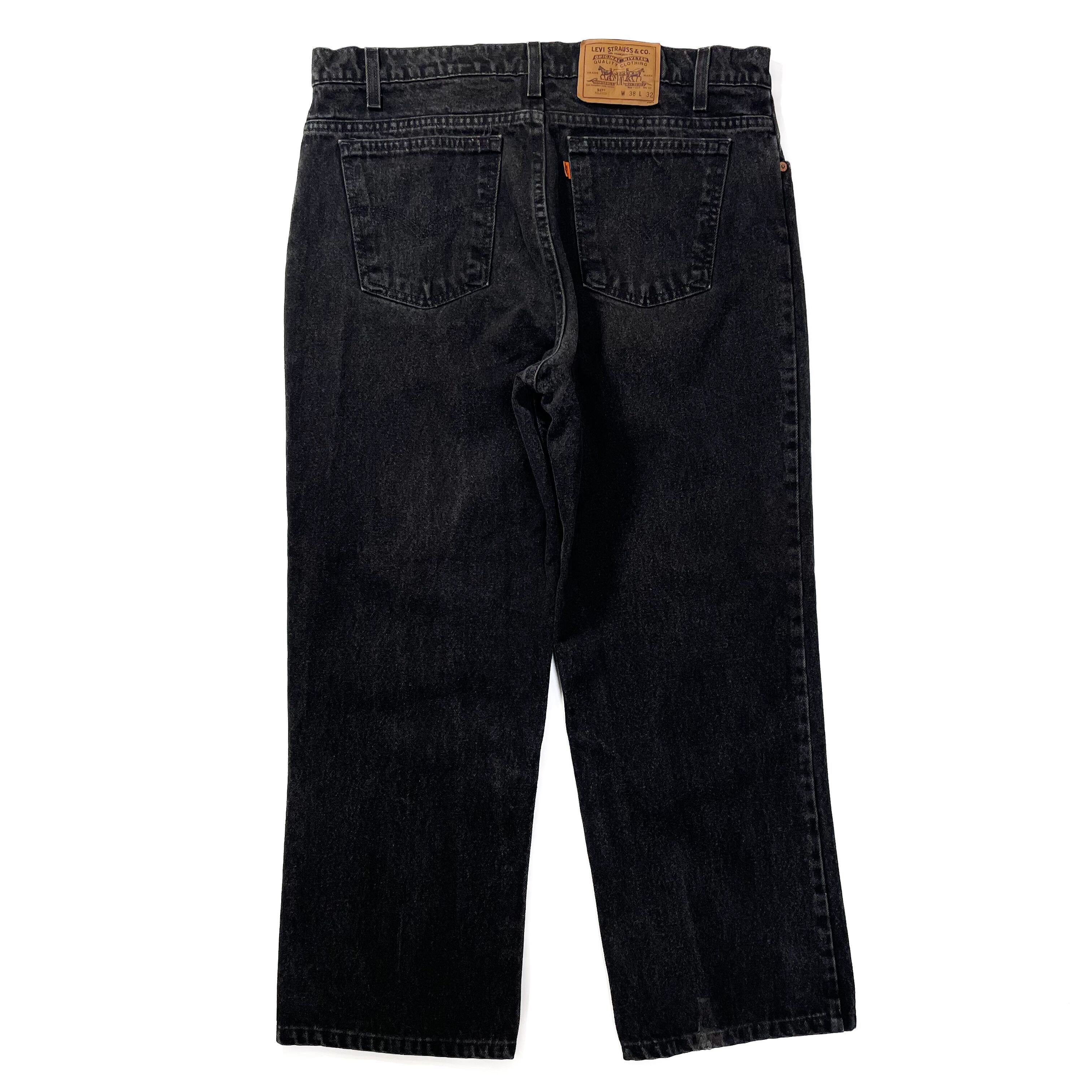 Levi's 517 Black Denim Pants USA製 Levi's(リーバイス) 90's 517 USA made Black Denim bootsCut Pants 後