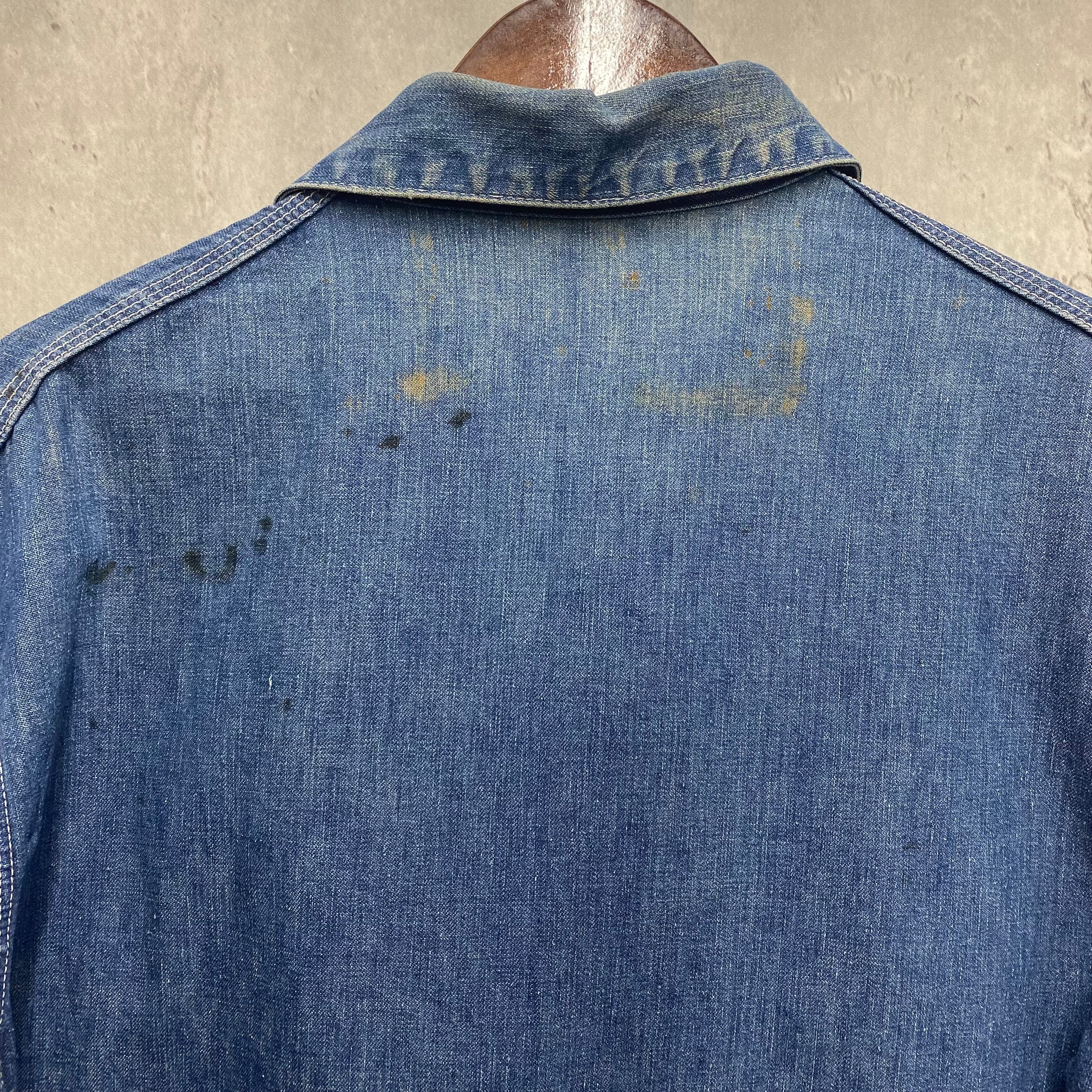 SANFORIZED 50's カバーオール ビンテージ　ビックサイズ　古着 SANFORIZED 50's カバーオール ビンテージ ビックサイズ 古着 50's