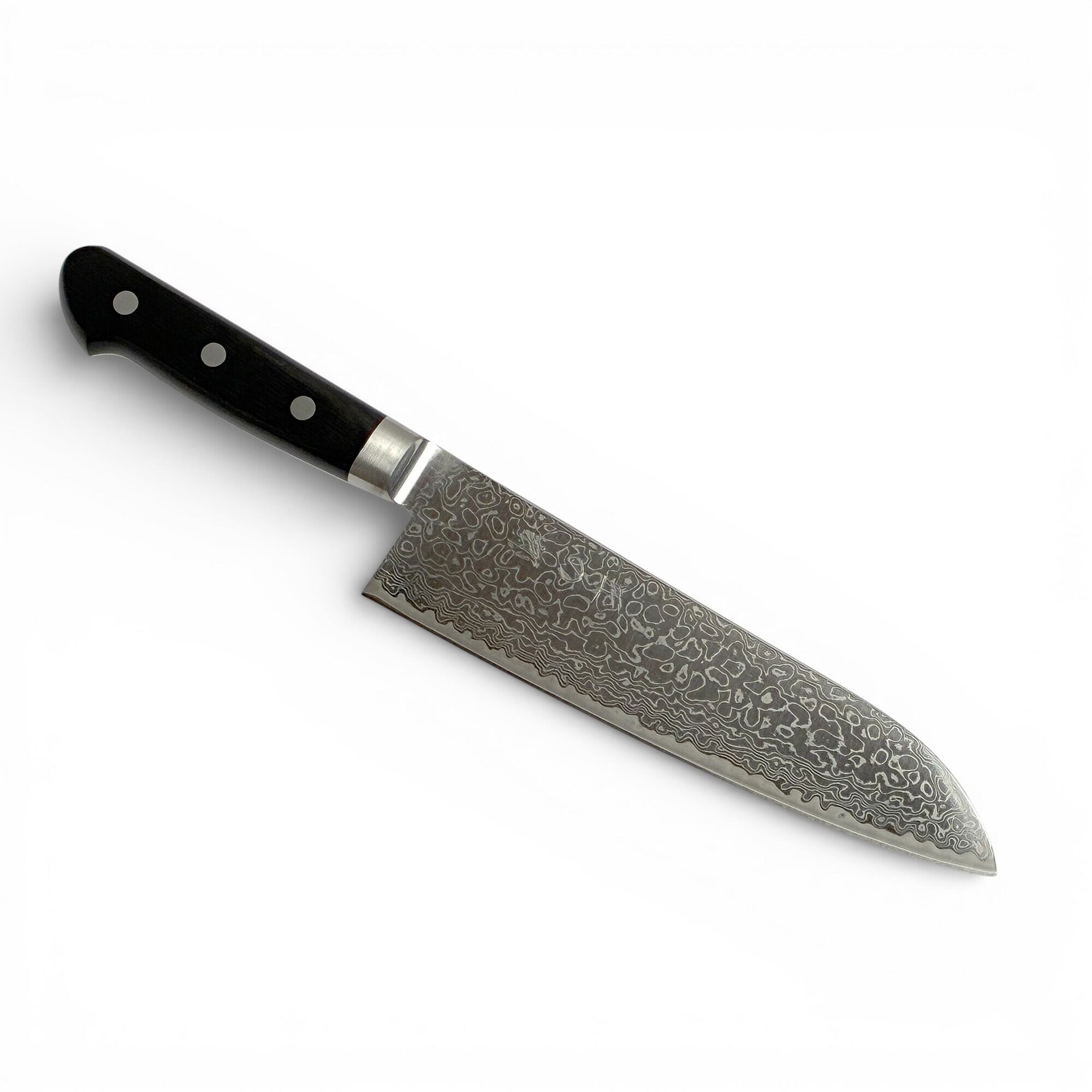 三徳包丁 180mm｜AUS10ニッケルダマスカス・鏡面仕上げ | 包丁専門店