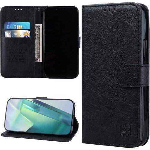 Tdcqssrs Galaxy S22 ケース 手帳型 S22 SC-51C SCG13 ケース PUレザー ギャラクシーs22 ケース カード収納 おしゃれ S22 ケース サムスン 財布型 スタンド機能 galaxy s22 スマホケース マグネット内蔵 人気 上質 Galaxy S22 カバー 軽量 防水 耐摩擦 男女兼用 6.1インチ対応 ブラック 2361