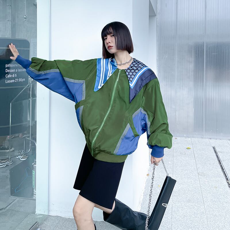 スプリングオータム薄手コート ルーズショート 春物 秋物 ラブタオタオダレンハウス88043766741