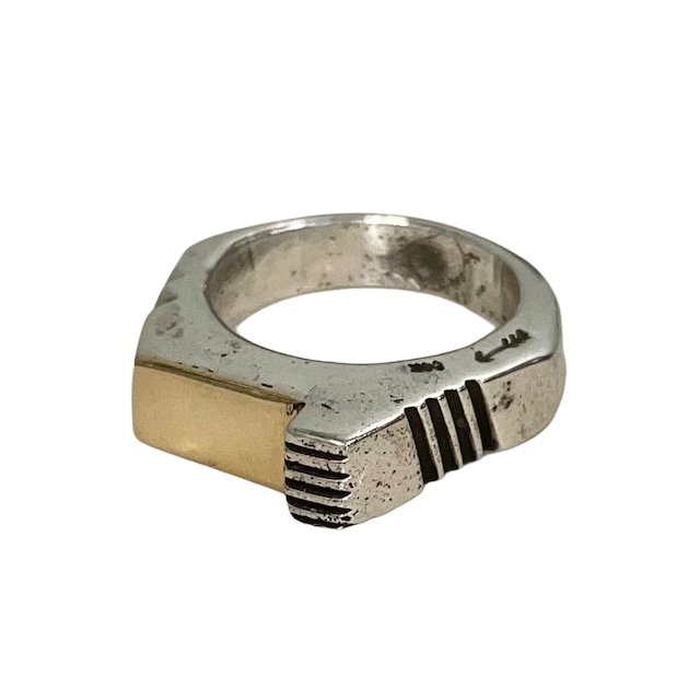 CIPPY CRAZY HORSE sv × k14 comtemporary design ring
