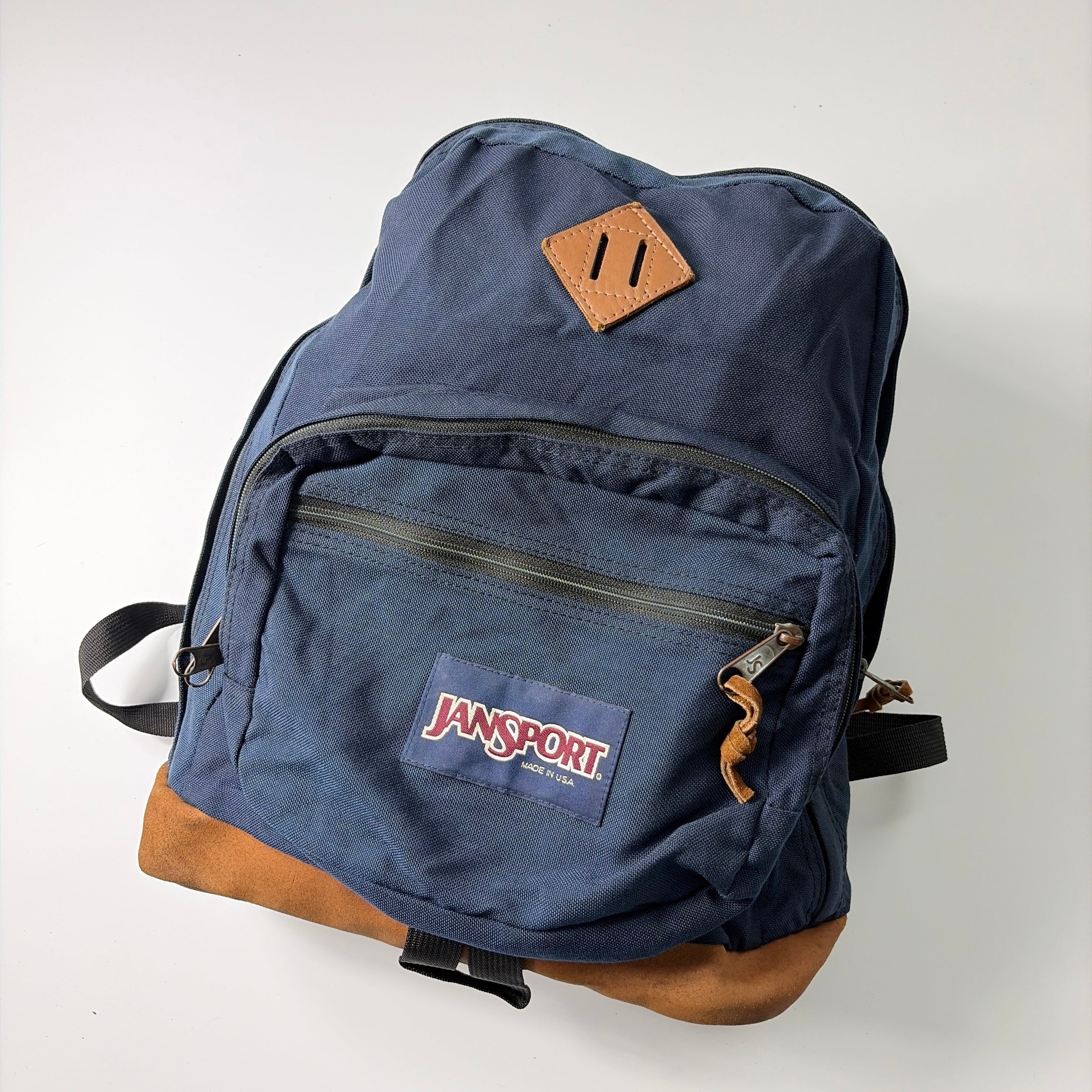 90a JANSPORT Leather backpack made in usa
