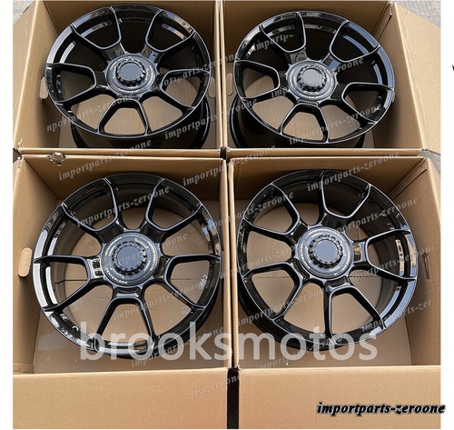 20インチ 新品 グロスブラックスタイル ホイール ポルシェ 997 991 911 ワイドボディ -BRN-11700 鍛造 ★